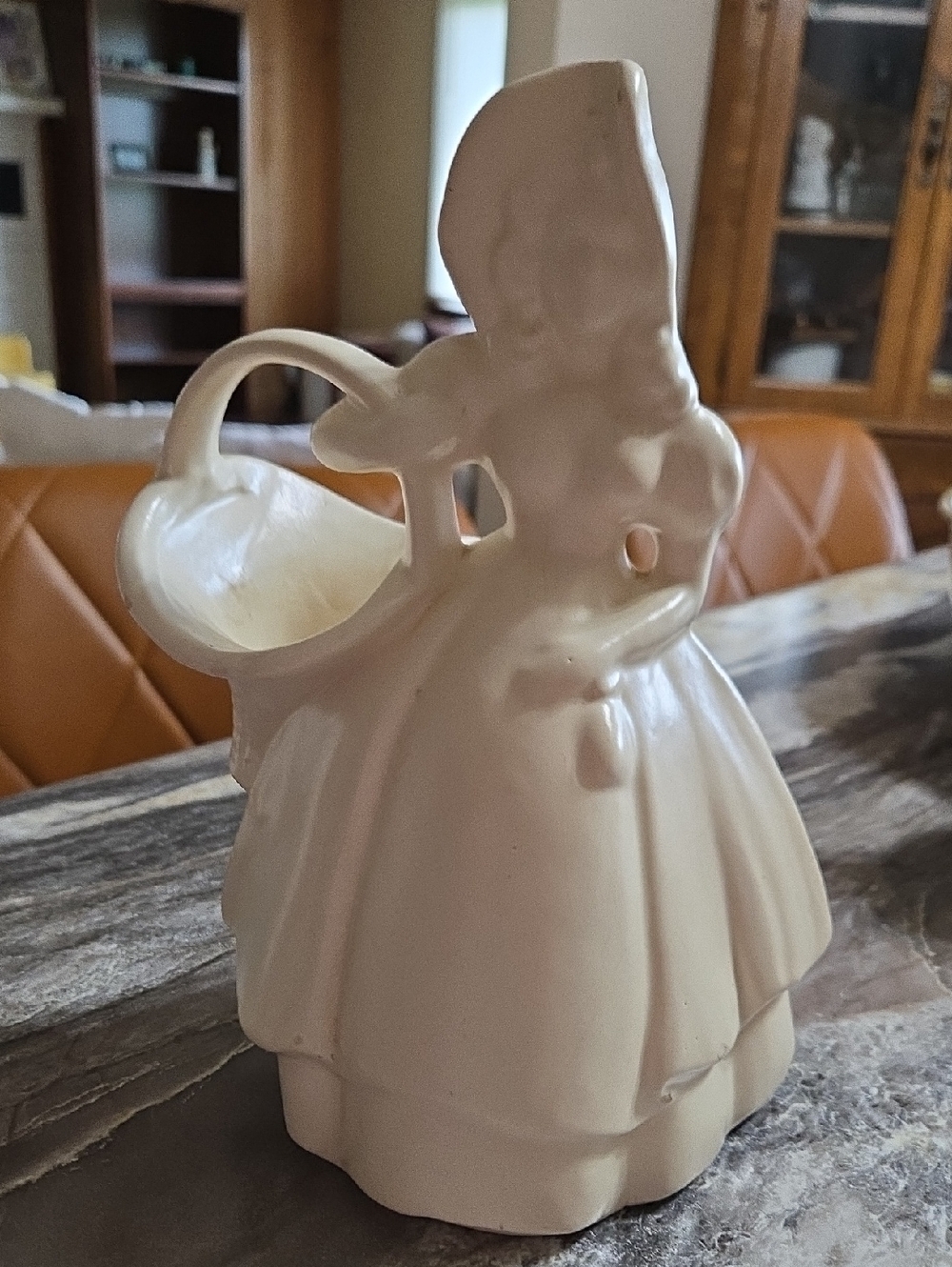 Classic White Ceramic Lady Planter - Home Art Ceramics
